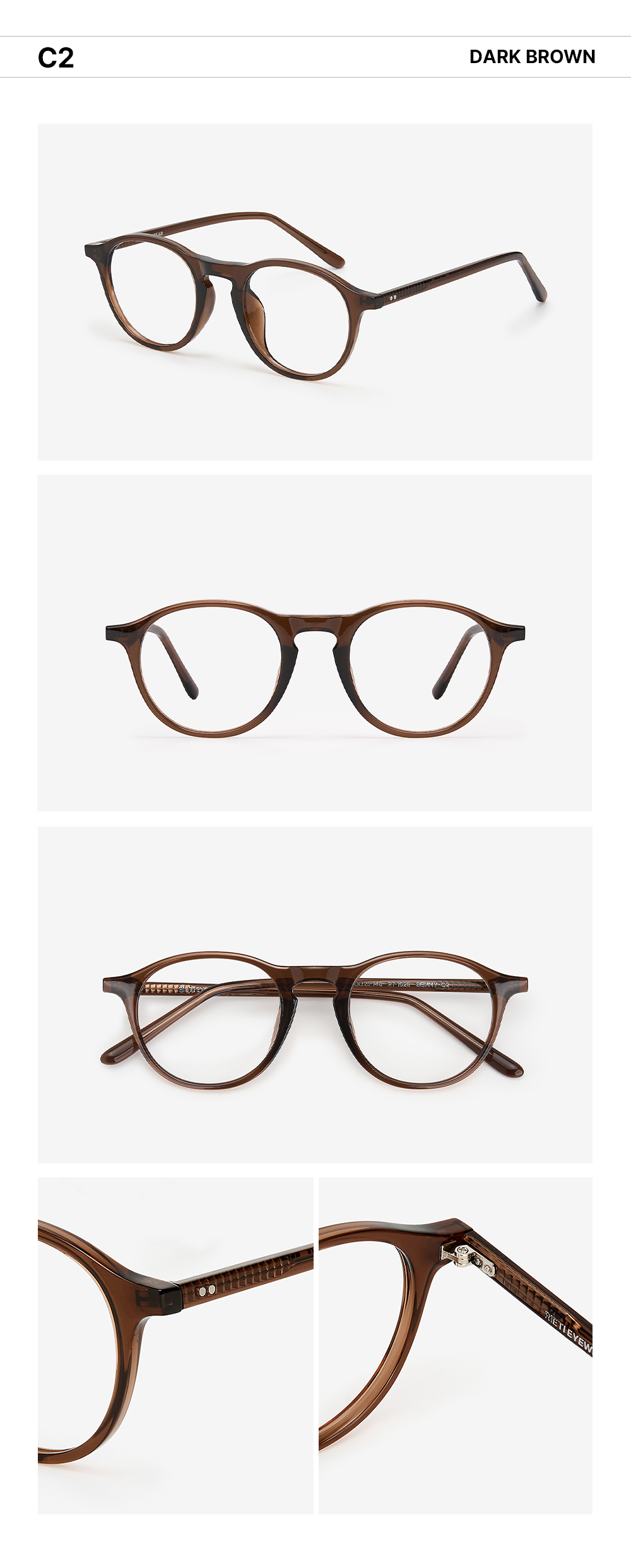 RIETI BENNY DARK SUNGLASSES